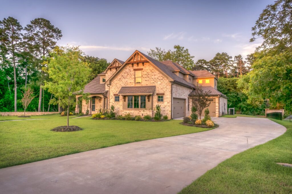 Concrete driveway at home in Peachtree City, GA